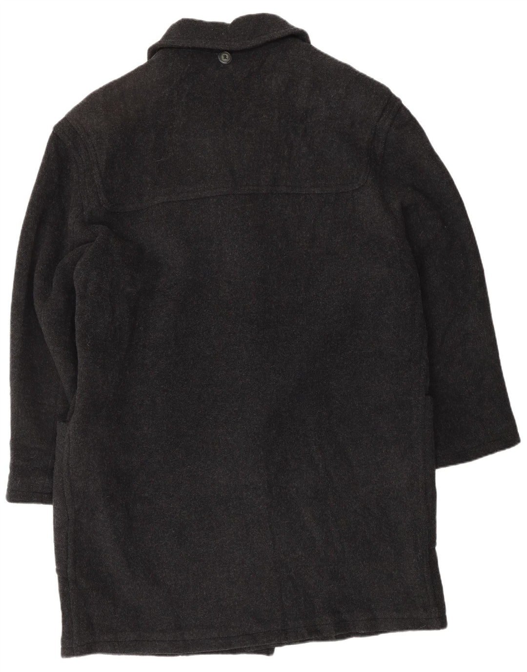 VINTAGE Ανδρικό παλτό Duffle UK 46 3XL Γκρι μαλλί