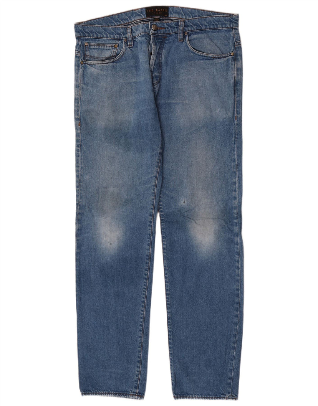 Ανδρικό τζιν ίσιο Ted Baker W34 L32 Blue Polyester