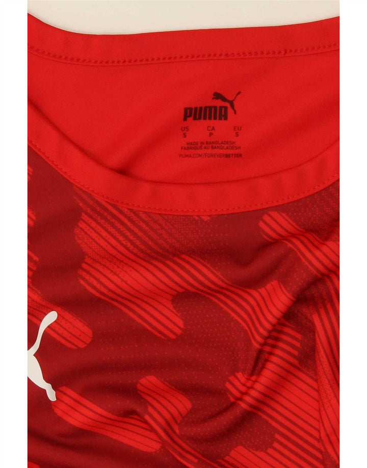 Ανδρικό T-Shirt Puma Top Μικρό κόκκινο γεωμετρικό