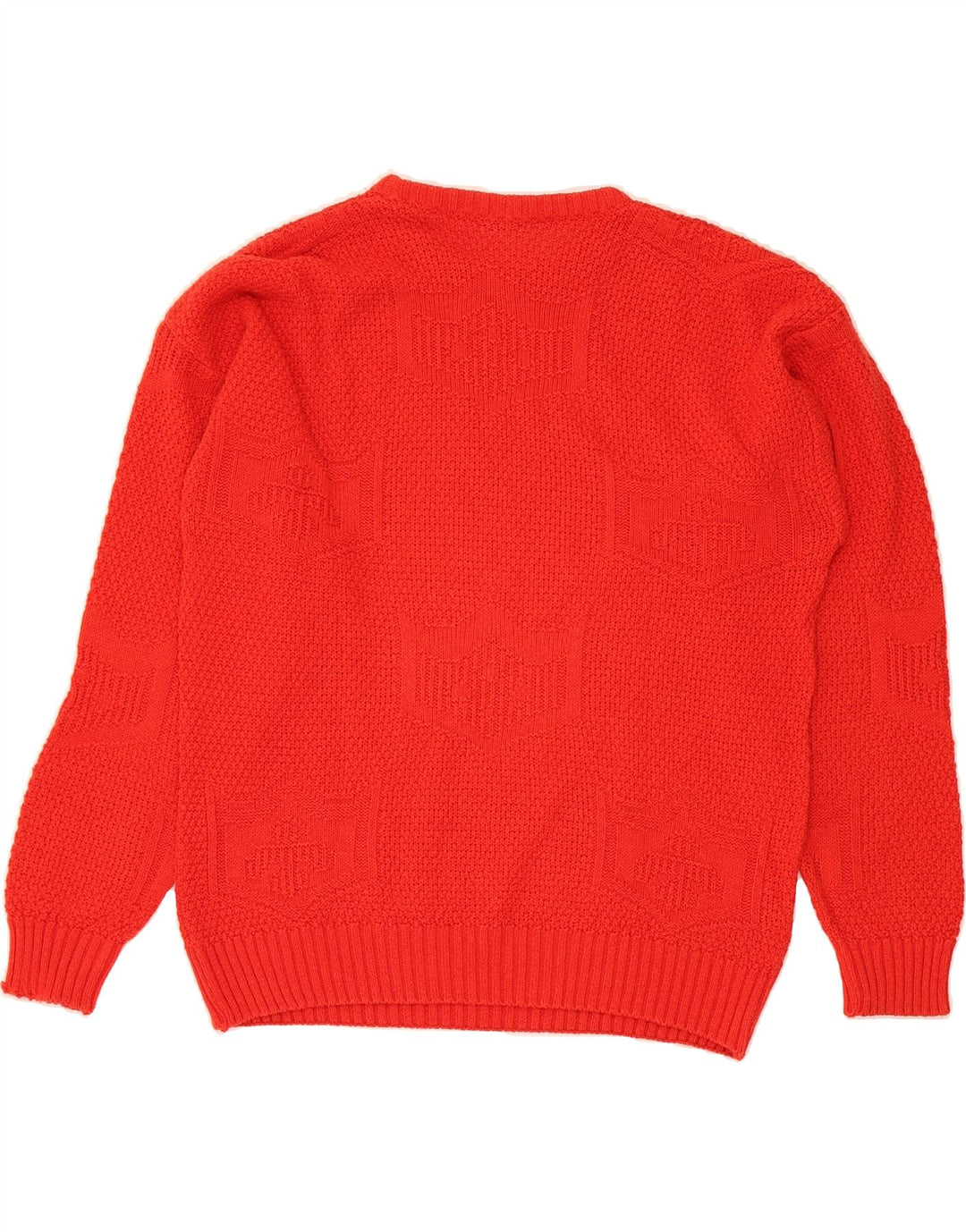 MARIA JOSE Womens Crew Neck Jumper Sweater IT 48 XL Red Vintage Maria Jose and Second-Hand Maria Jose from Messina Hembry 