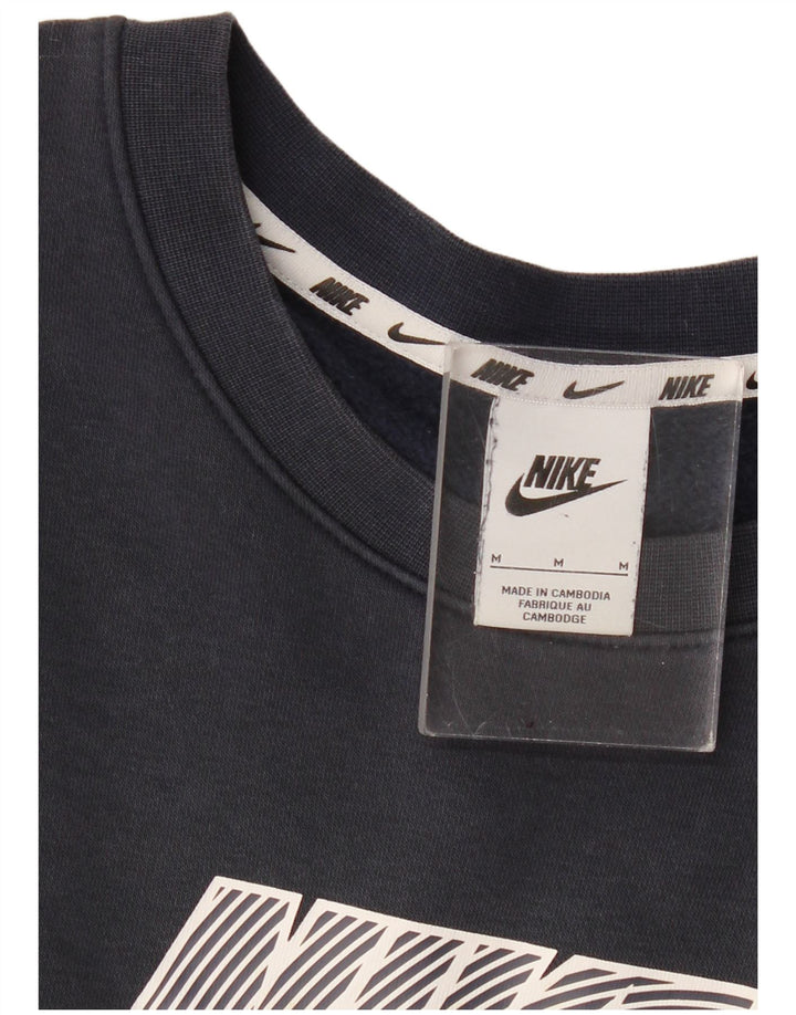 Ανδρικό γραφικό φούτερ Nike Jumper Medium Navy Blue Colourblock