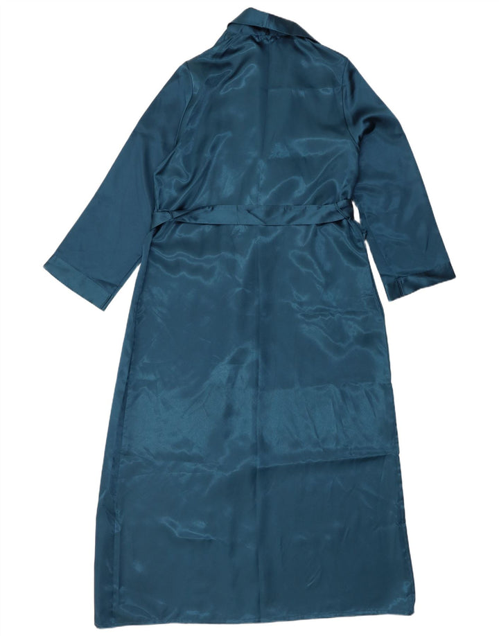 Marks & Spencer Γυναικεία ρόμπα Maxi Φόρεμα UK 8/10 Small Blue Polyester