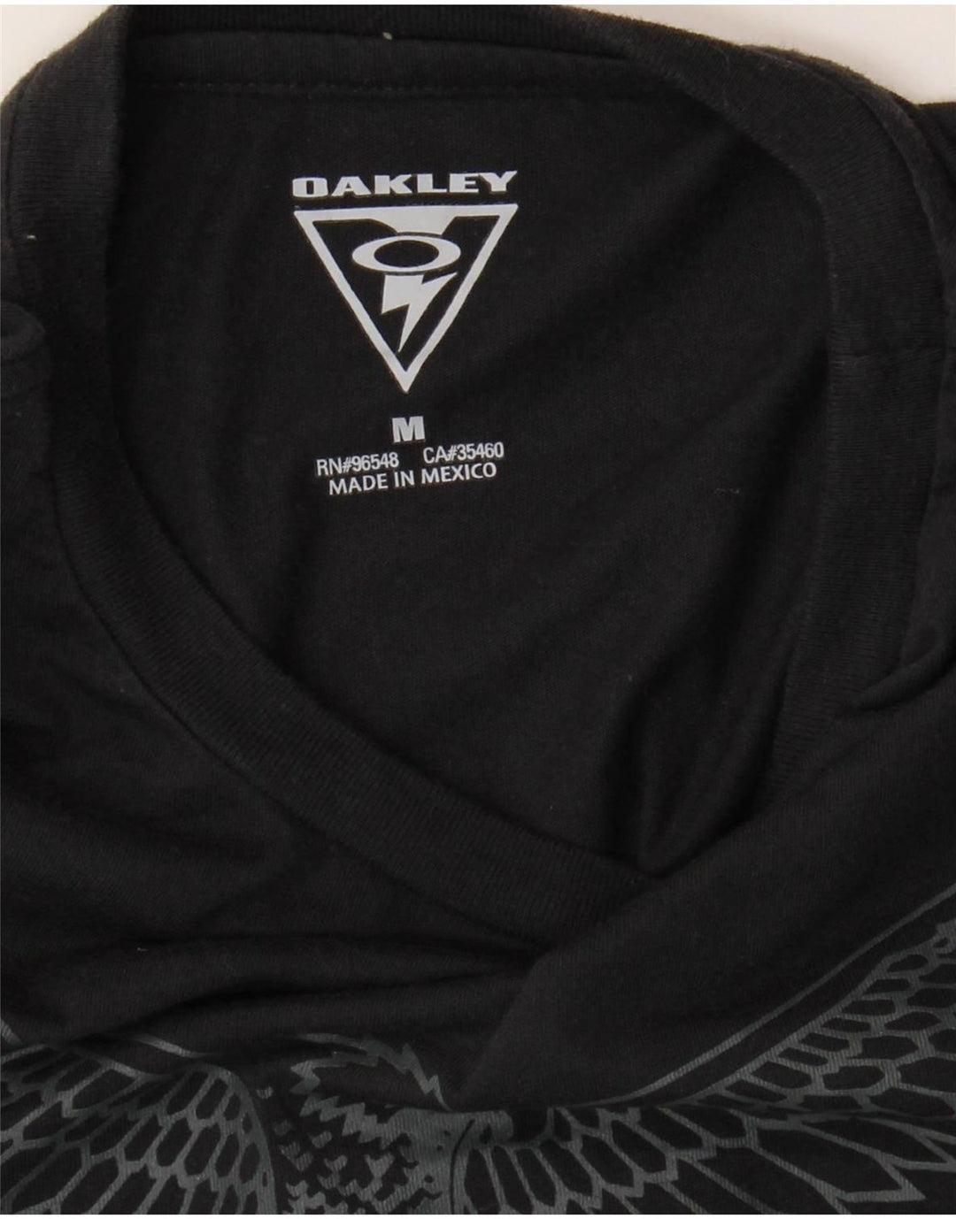 Ανδρικό T-Shirt γραφικό Oakley Top Medium Μαύρο