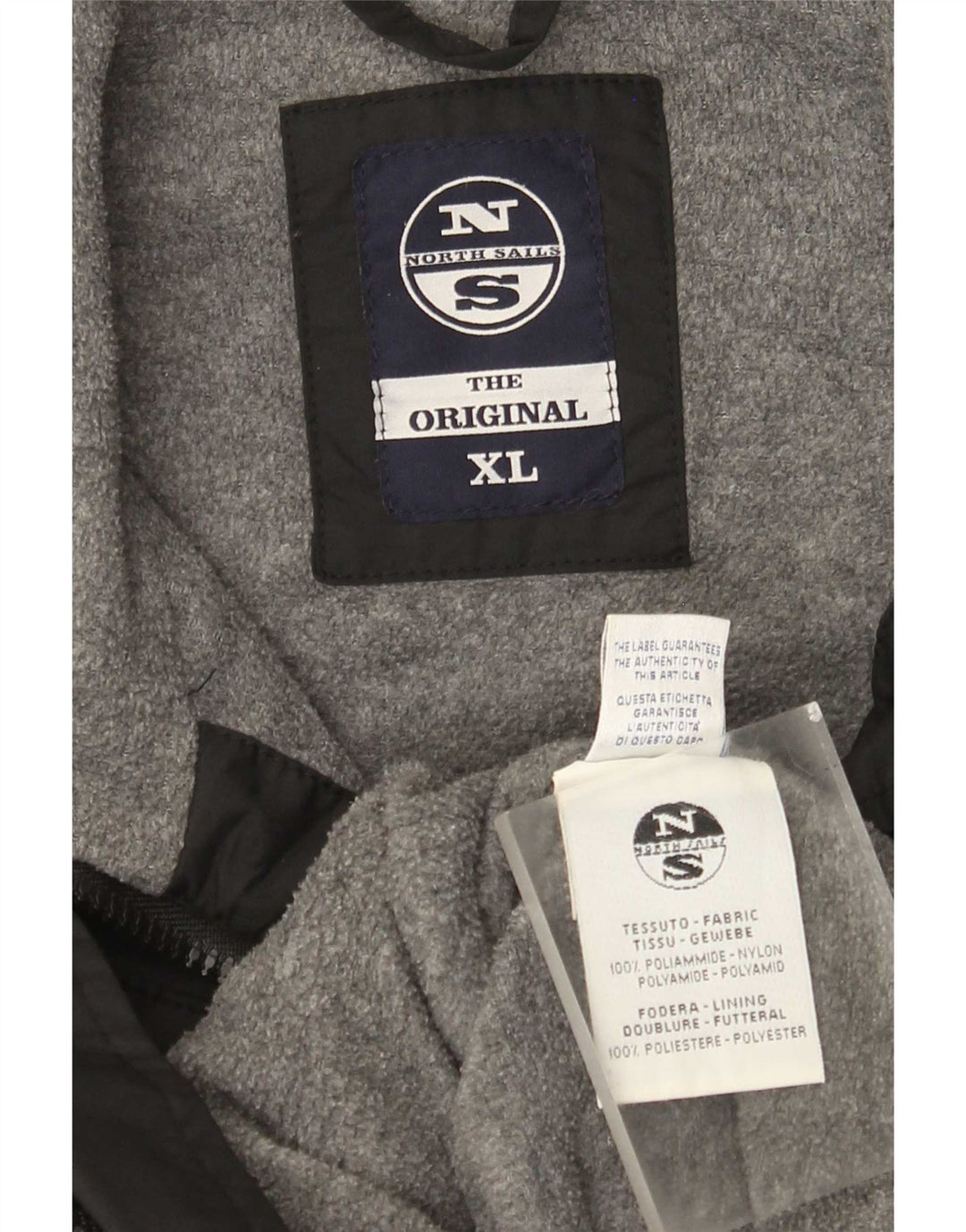 Ανδρικό μπουφάν North Sails UK 42 XL Black Polyamide