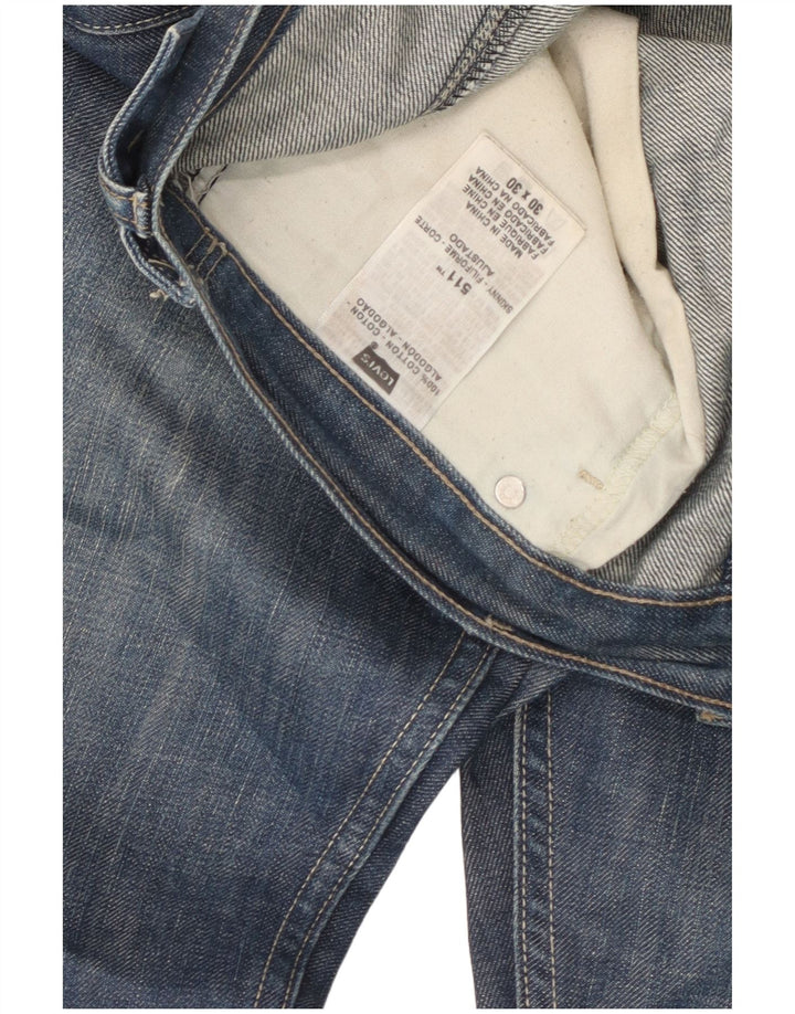 Γυναικείο Slim Jeans Levi's W30 L30 Blue Cotton
