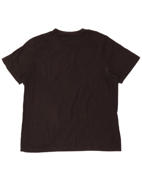 Ανδρικό γραφικό μπλουζάκι Puma 2XL μαύρο βαμβακερό