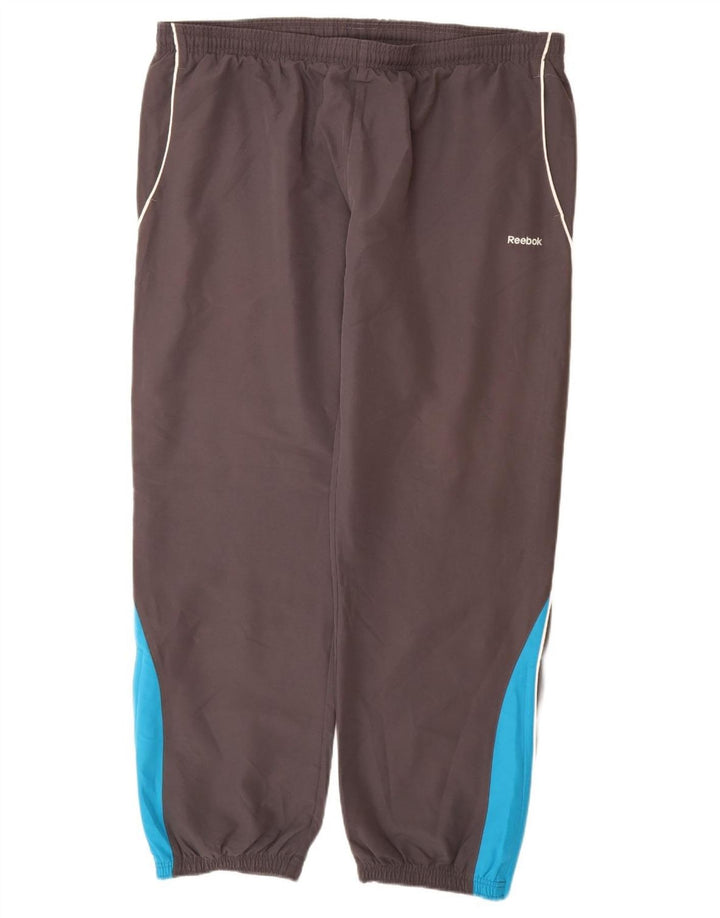 Ανδρική φόρμα REEBOK Παντελόνι Joggers XL Grey Colourblock Polyester