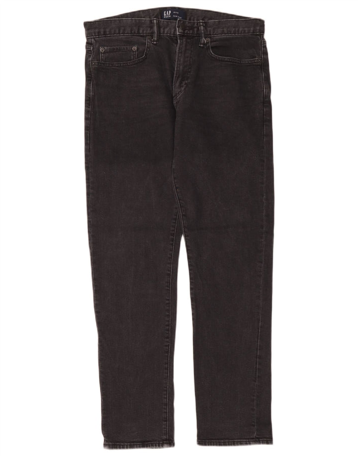 Ανδρικό τζιν Gap Slim Tapered W32 L32 μαύρο βαμβακερό
