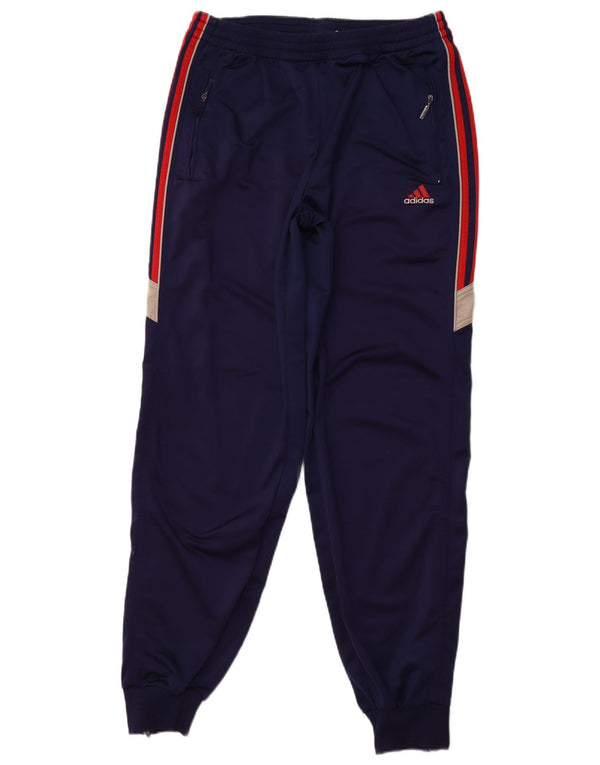 Ανδρική φόρμα ADIDAS Παντελόνι Joggers XL Navy Blue Colorblock Πολυεστέρας
