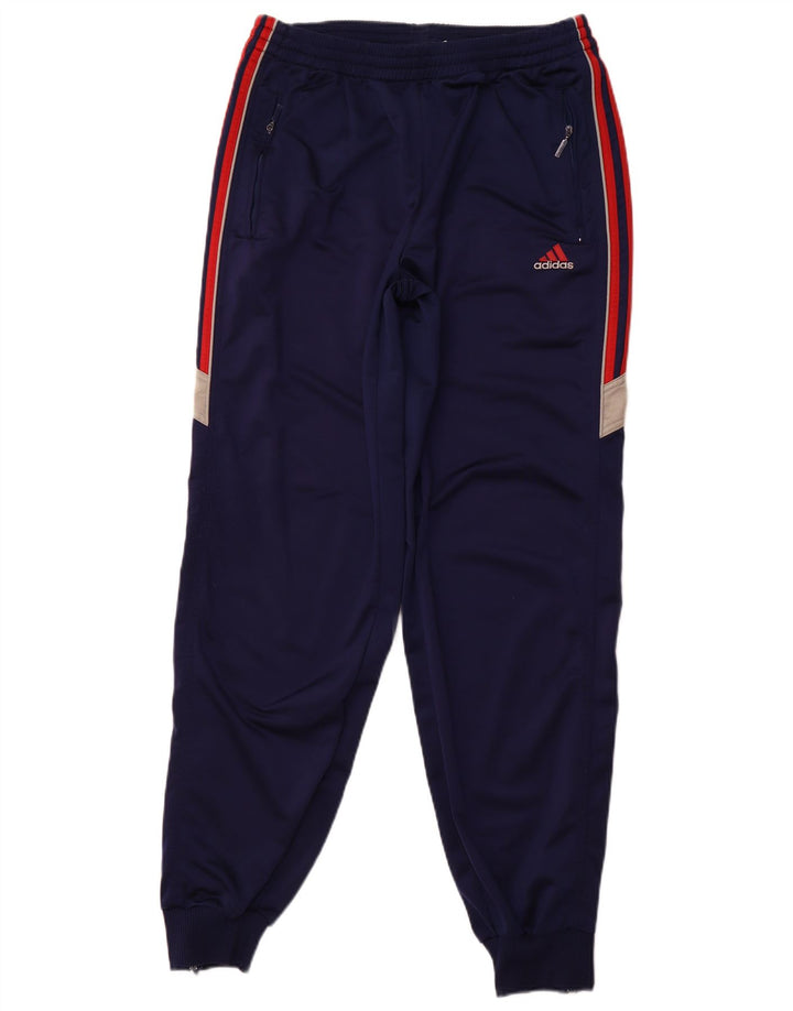 Ανδρική φόρμα ADIDAS Παντελόνι Joggers XL Navy Blue Colorblock Πολυεστέρας