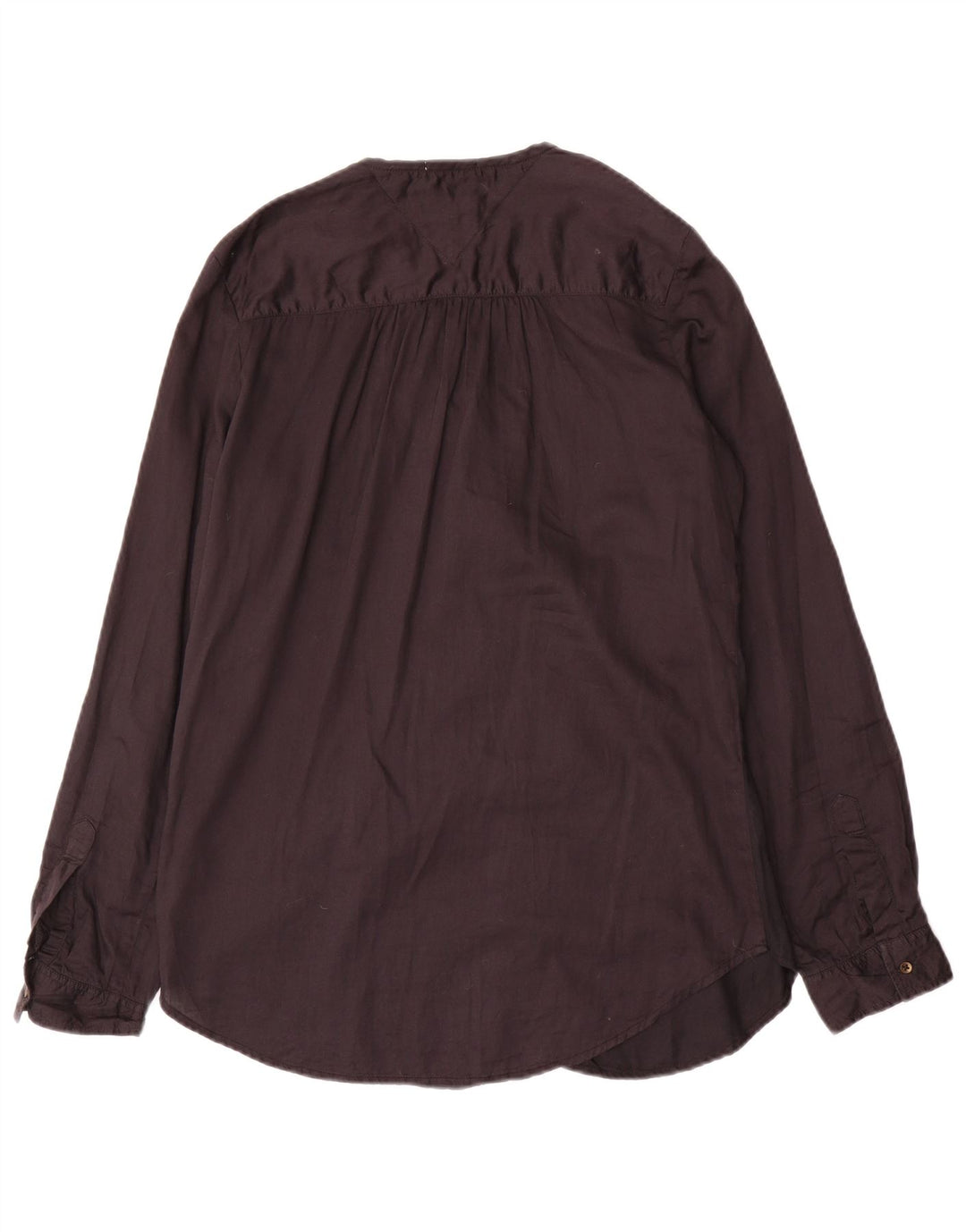 Tommy Hilfiger Γυναικείο πουκάμισο Oversized UK 10 Small μαύρο βαμβακερό