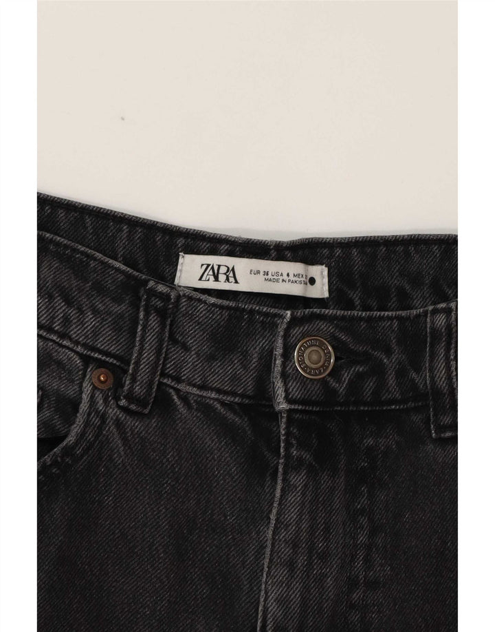Zara Γυναικείο Ίσιο Τζιν EU 36 Small W26 L33 Γκρι Βαμβακερό