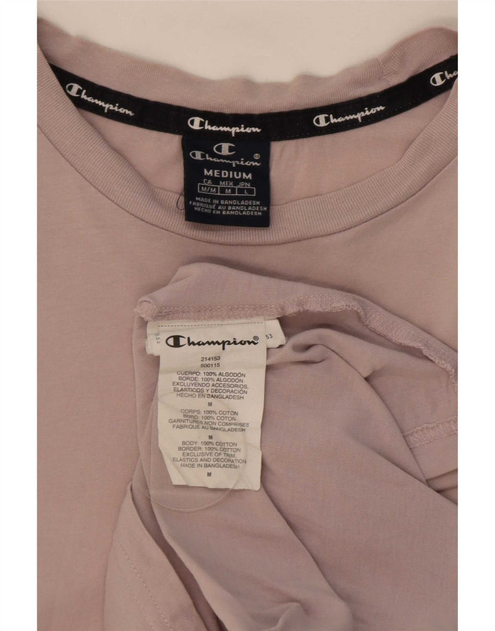 Ανδρικό T-Shirt Champion Top Μεσαίο Ροζ Βαμβακερό