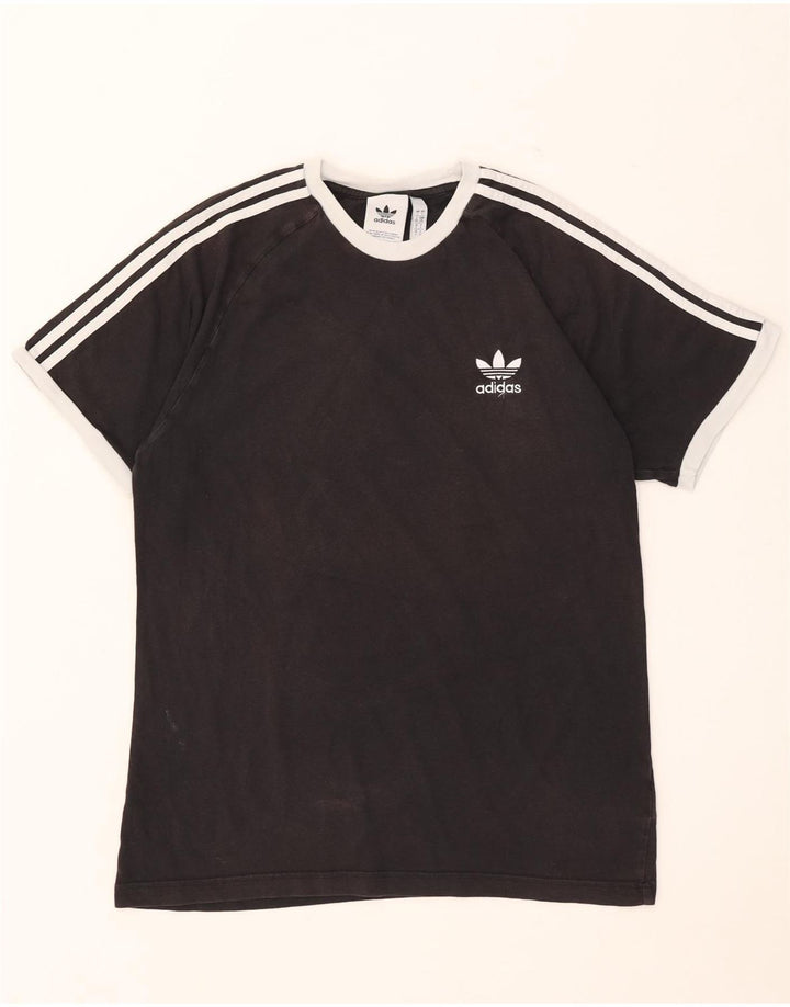 Ανδρικό T-Shirt Adidas Top μεγάλο μαύρο βαμβακερό