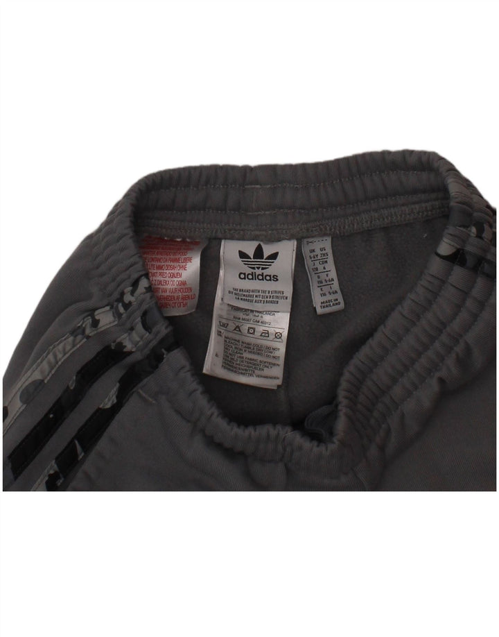 ADIDAS για αγόρια αθλητικά παντελόνια Joggers 5-6 ετών γκρι καμουφλάζ βαμβακερό