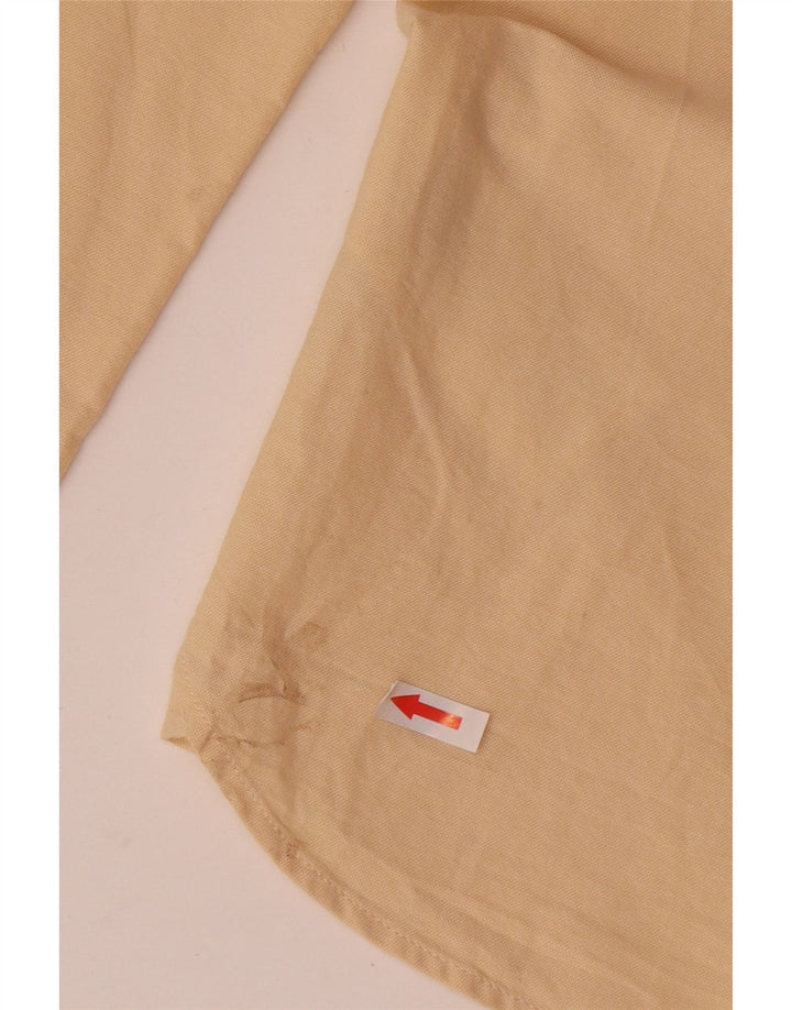 Ανδρικό πουκάμισο Lyle & Scott XS Κίτρινο βαμβακερό