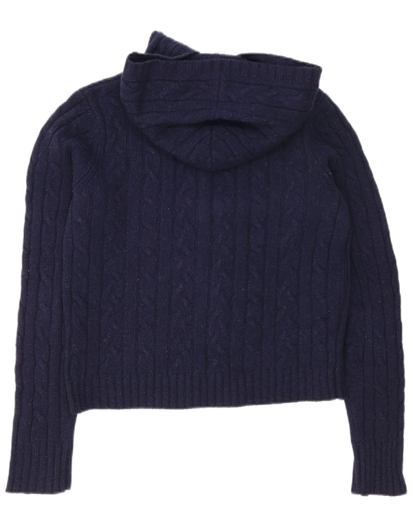 Γυναικεία ζακέτα με κουκούλα Abercrombie & Fitch UK 16 Large Navy Blue