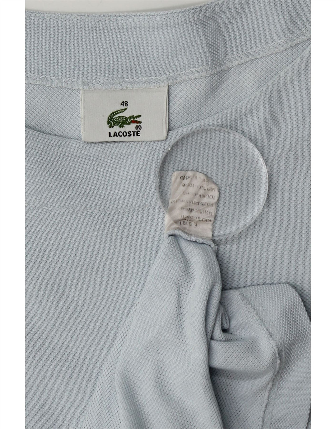 Γυναικείο T-Shirt Lacoste Top Size 48 XL Μπλε βαμβακερό