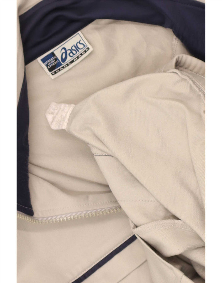 Ανδρική αθλητική φόρμα Asics Top Jacket μεσαίου γκρι χρώματος πολυεστέρας
