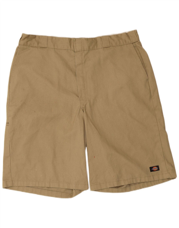 DICKIES Mens Loose Fit Cargo Shorts W42 2XL  Beige Polyester