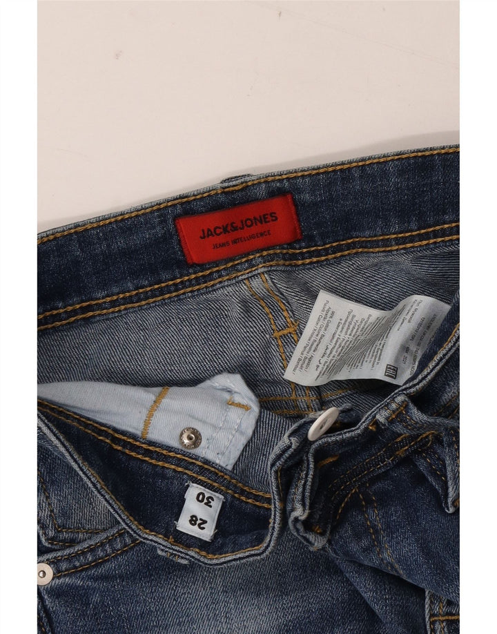 Ανδρικό Jack & Jones Distressed Slim Jeans W28 L30 Blue Cotton