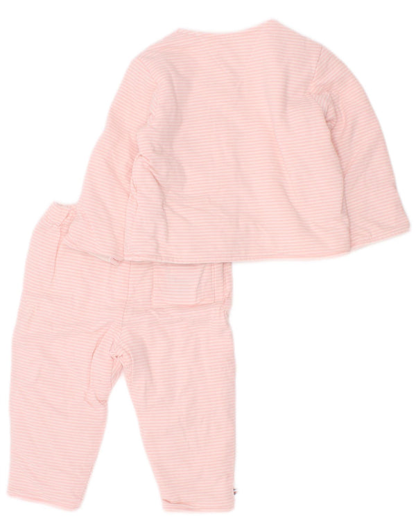 Tommy Hilfiger Baby Girls Graphic Ολόσωμη φόρμα 3-6 μηνών Pink Pinstripe