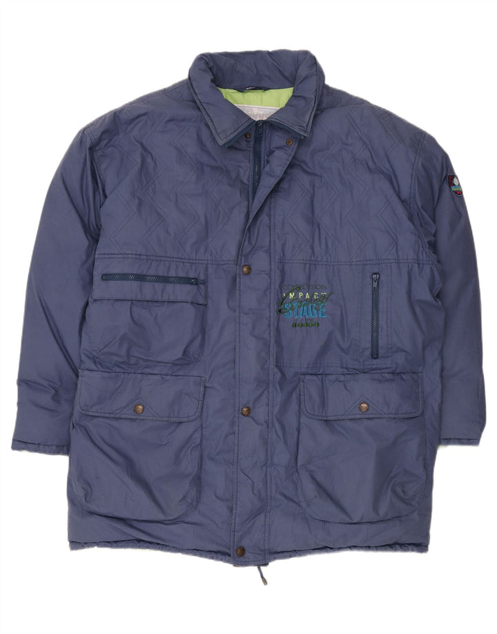 DIADORA Ανδρικό μπουφάν με επένδυση UK 44 2XL Navy Blue Polyester