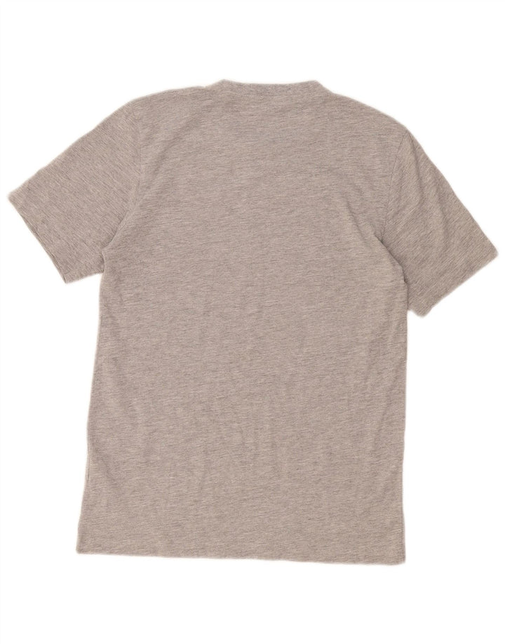 Ανδρικό γραφικό T-Shirt Adidas Top Μικρό γκρι βαμβακερό