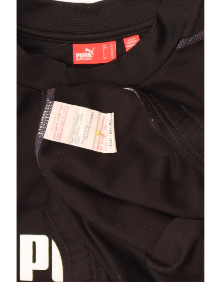 Ανδρικό γραφικό φούτερ Puma Jumper Μεσαίο μαύρο πολυεστέρα