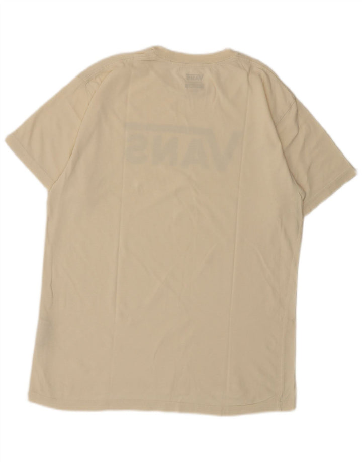 Ανδρικό γραφικό μπλουζάκι Vans Classic Fit Top Βαμβακερό μεσαίο σε λευκό χρώμα