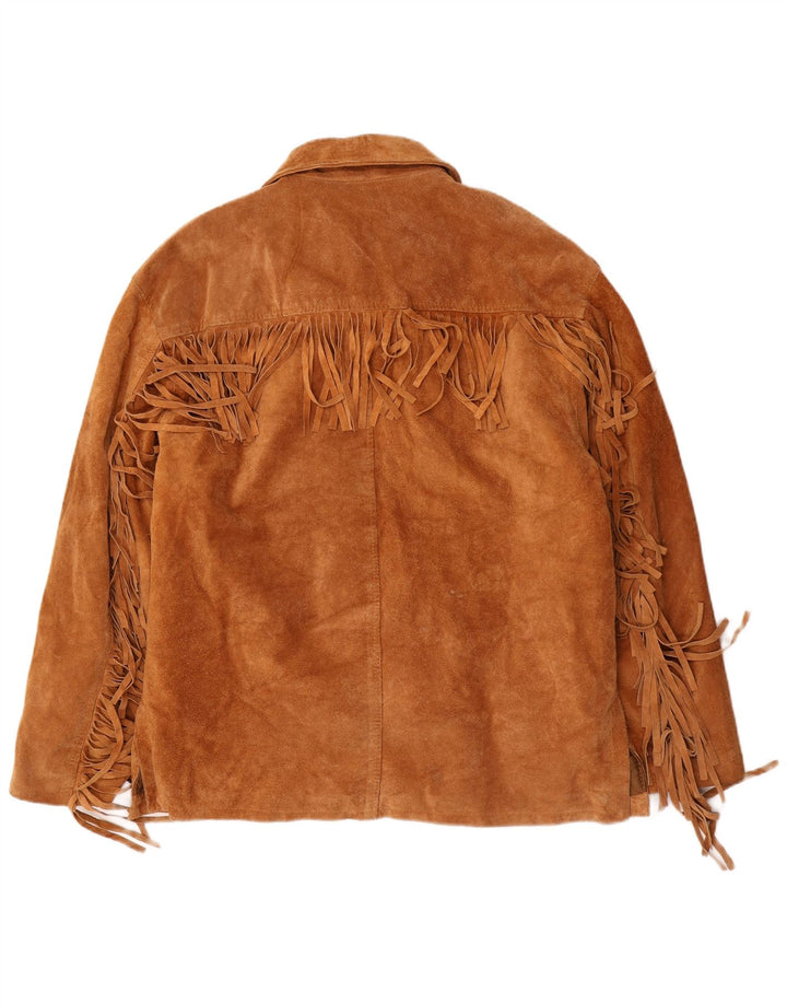 Ανδρικό Suede Jacket Antica Pelleria IT 48 Medium Brown Cowboy