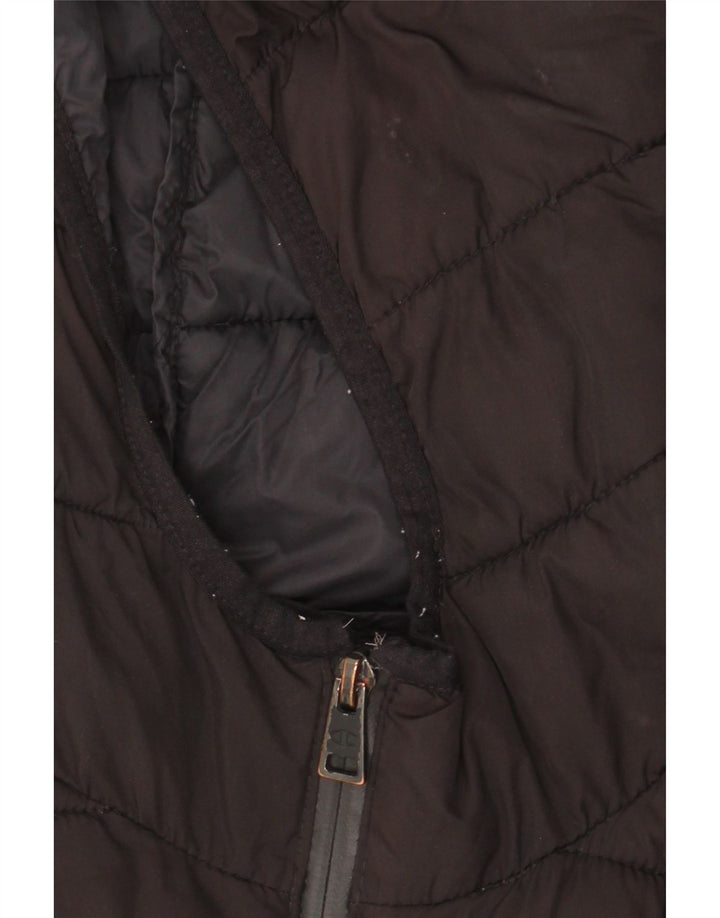 Champion γυναικείο μπουφάν με κουκούλα με επένδυση UK 10 Small Black Polyester