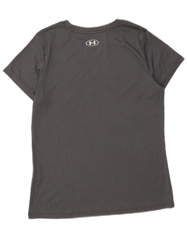 Ανδρικό γραφικό μπλουζάκι Under Armour Top Medium Grey Polyester