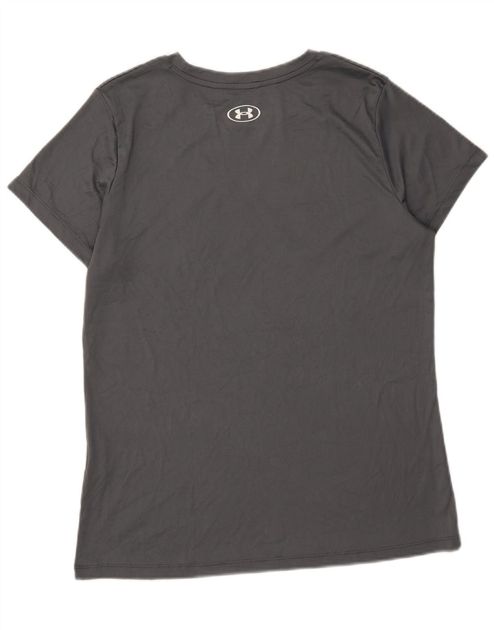 Ανδρικό γραφικό μπλουζάκι Under Armour Top Medium Grey Polyester