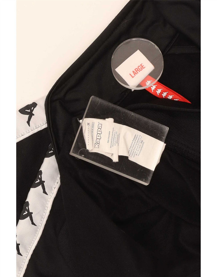 Γυναικεία φόρμα γραφικής Kappa Top Jacket UK 16 Large Black Colourblock