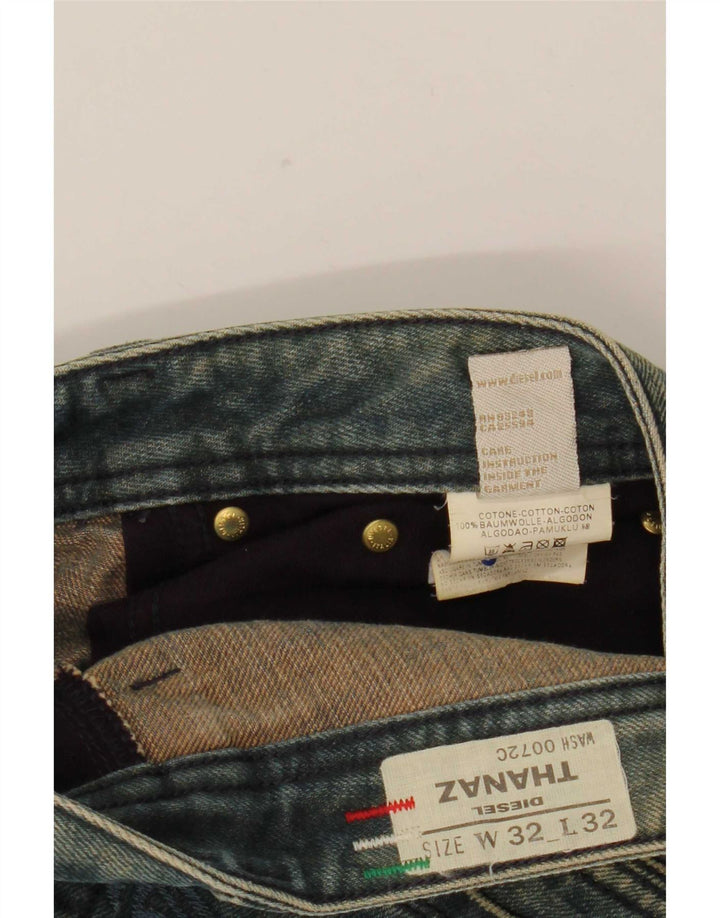 Diesel Ανδρικό Τζιν Thanaz Cropped W32 L24 Μπλε βαμβακερό