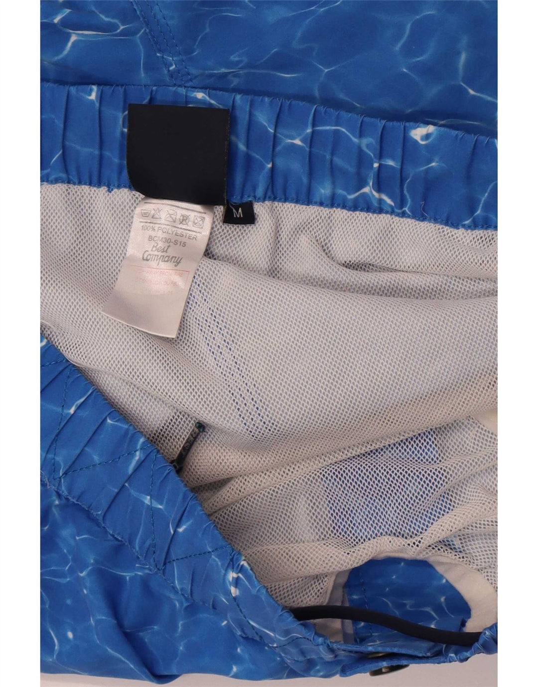 Best Company Ανδρικά σορτς κολύμβησης Medium Blue Tie Dye Polyester