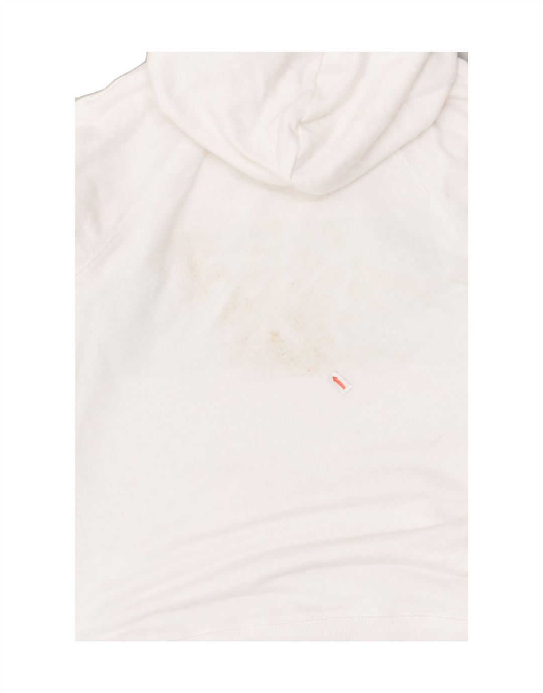 HOLLISTER Womens Graphic Hoodie Jumper UK 12 Medium White Colourblock | Vintage Hollister | Thrift | Second-Hand Hollister | Used Clothing | Messina Hembry 