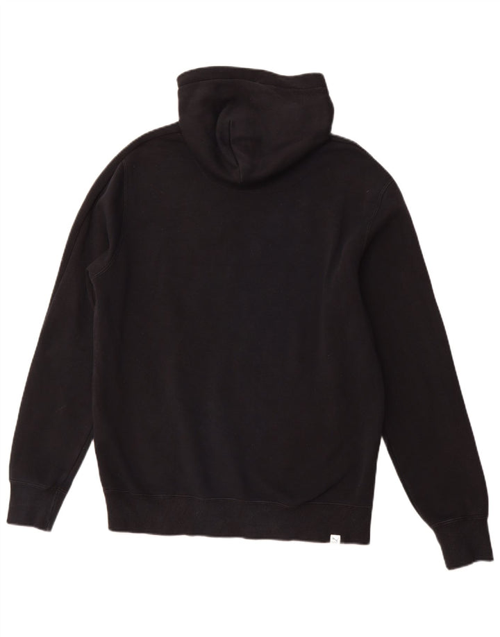 Ανδρικά γραφικά κουκούλα PUMA, μεσαίο μαύρο βαμβακερό Sports