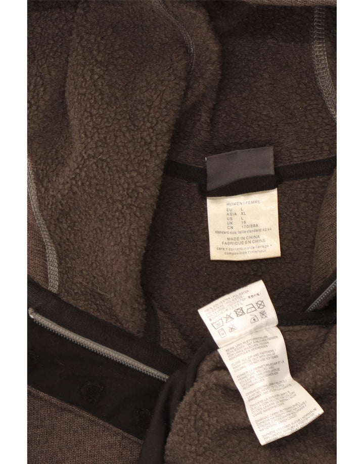 JACK WOLFSKIN Γυναικεία αθλητική φόρμα με κουκούλα Top Jacket UK 16 Large Brown