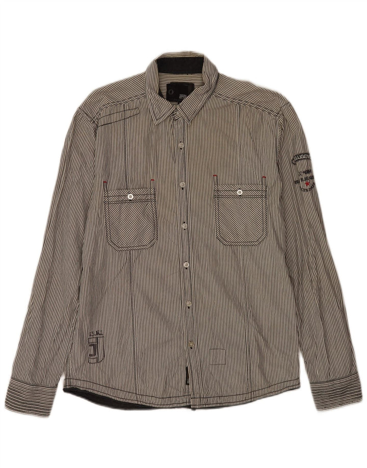 Jack & Jones Ανδρικό πουκάμισο μεγάλο μπλε ριγέ