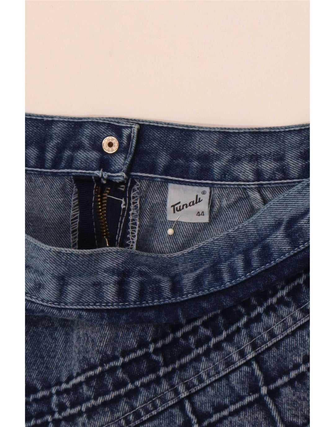 Vintage Γυναικεία Μίνι Τζιν Φούστα IT 44 Medium W30 Μπλε Βαμβακερή