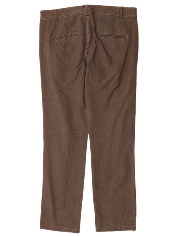 Zara Ανδρικό ίσιο παντελόνι Chino EU 42 Large W32 L31 Καφέ ψαροκόκαλο