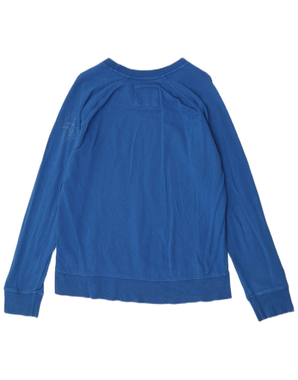 Crew Clothing Γυναικεία φούτερ Jumper UK 12 Medium Blue Cotton