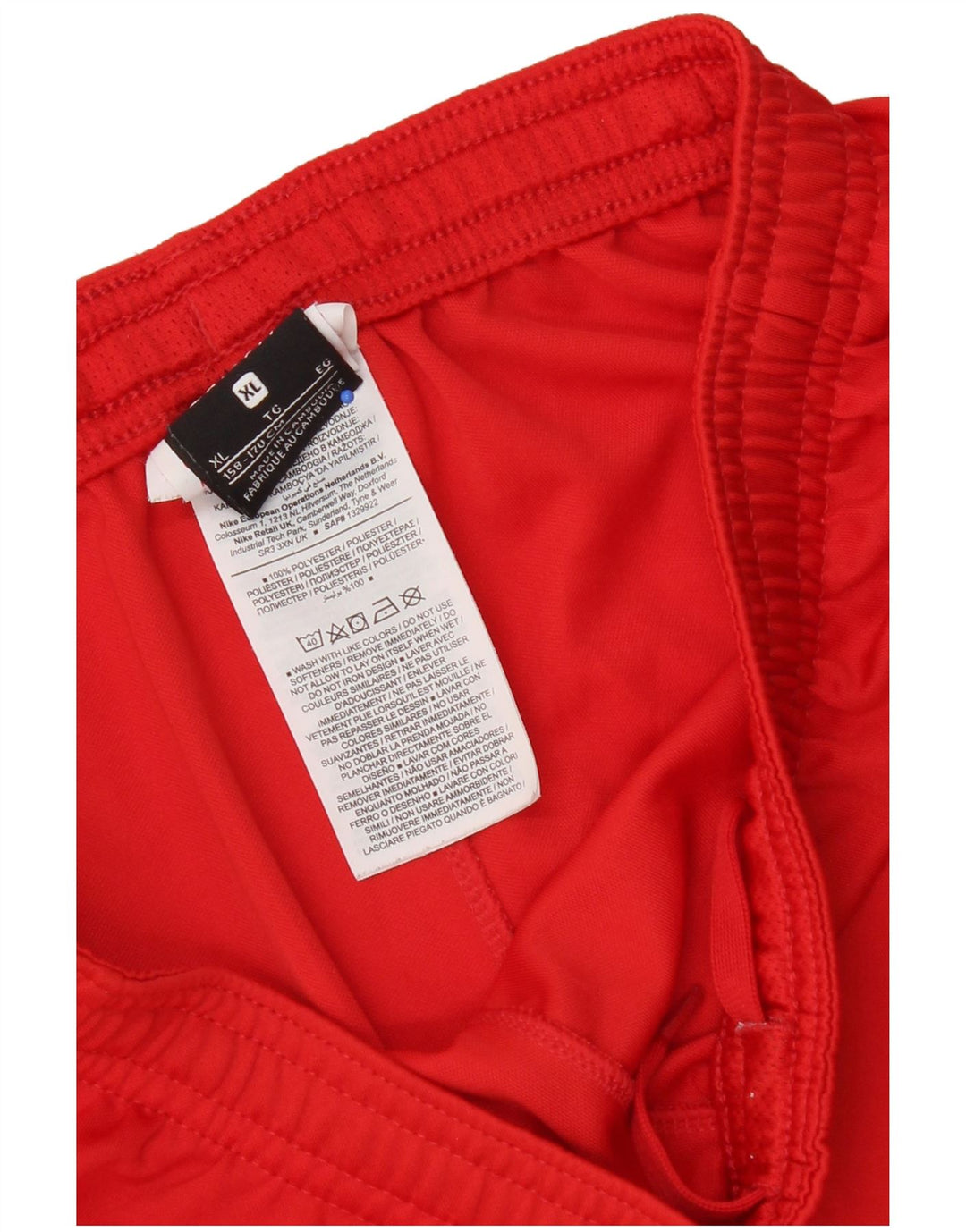 Nike Boys Sport σορτς 13-14 ετών XL κόκκινο πολυεστέρα