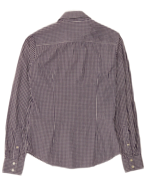Γυναικείο πουκάμισο Gant UK 10 Small Purple Gingham Cotton
