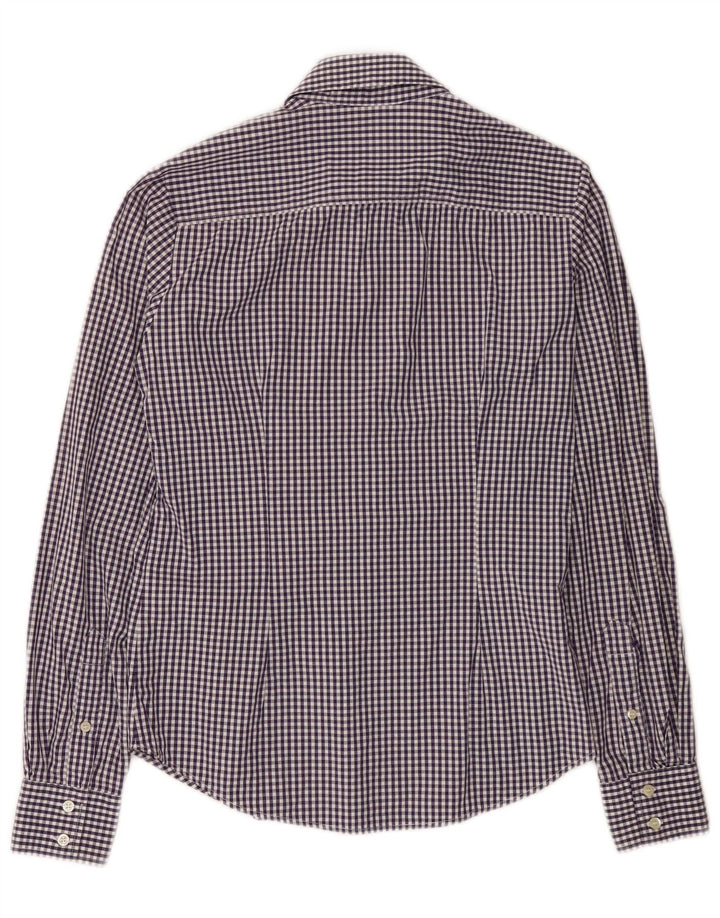 Γυναικείο πουκάμισο Gant UK 10 Small Purple Gingham Cotton