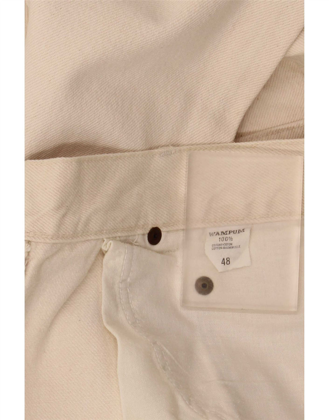 Ανδρικό τζιν Wampum Straight IT 48 Medium W30 L32 Off White Βαμβακερό