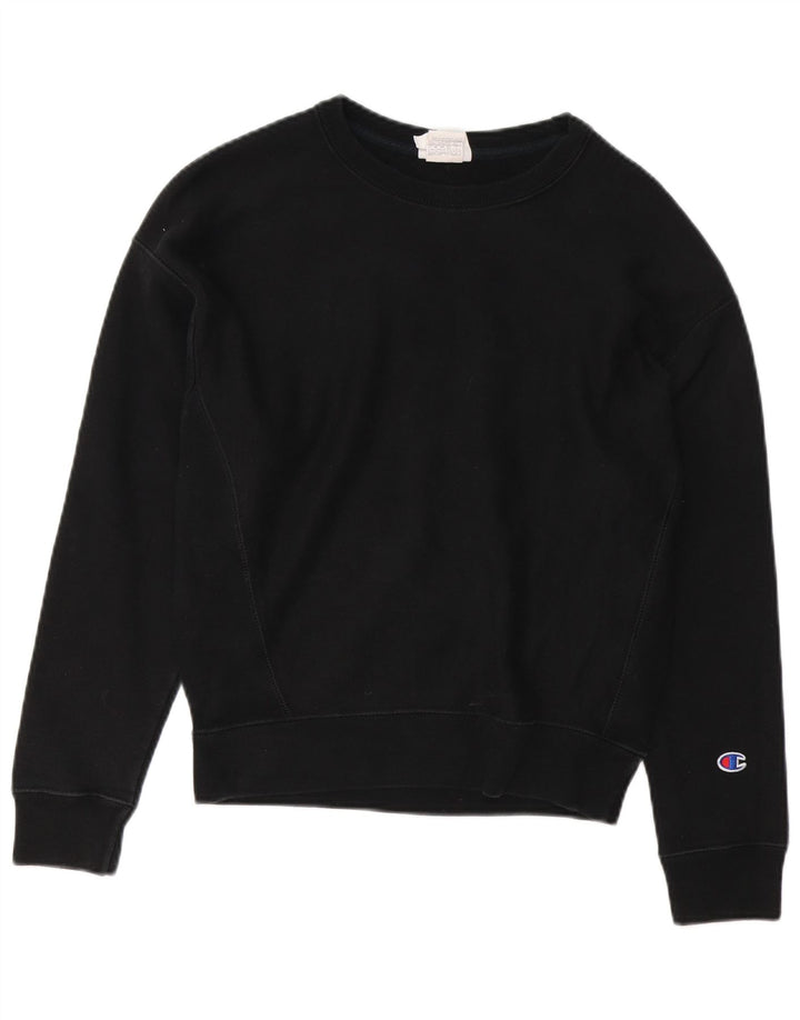 CHAMPION Γυναικείο Φούτερ Jumper UK 14 Μεσαίο μαύρο βαμβακερό
