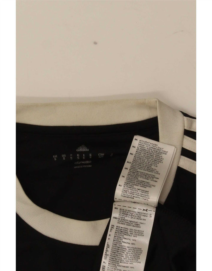 Adidas Ανδρικό T-Shirt Climalite Top Small Black Colourblock Πολυεστέρας